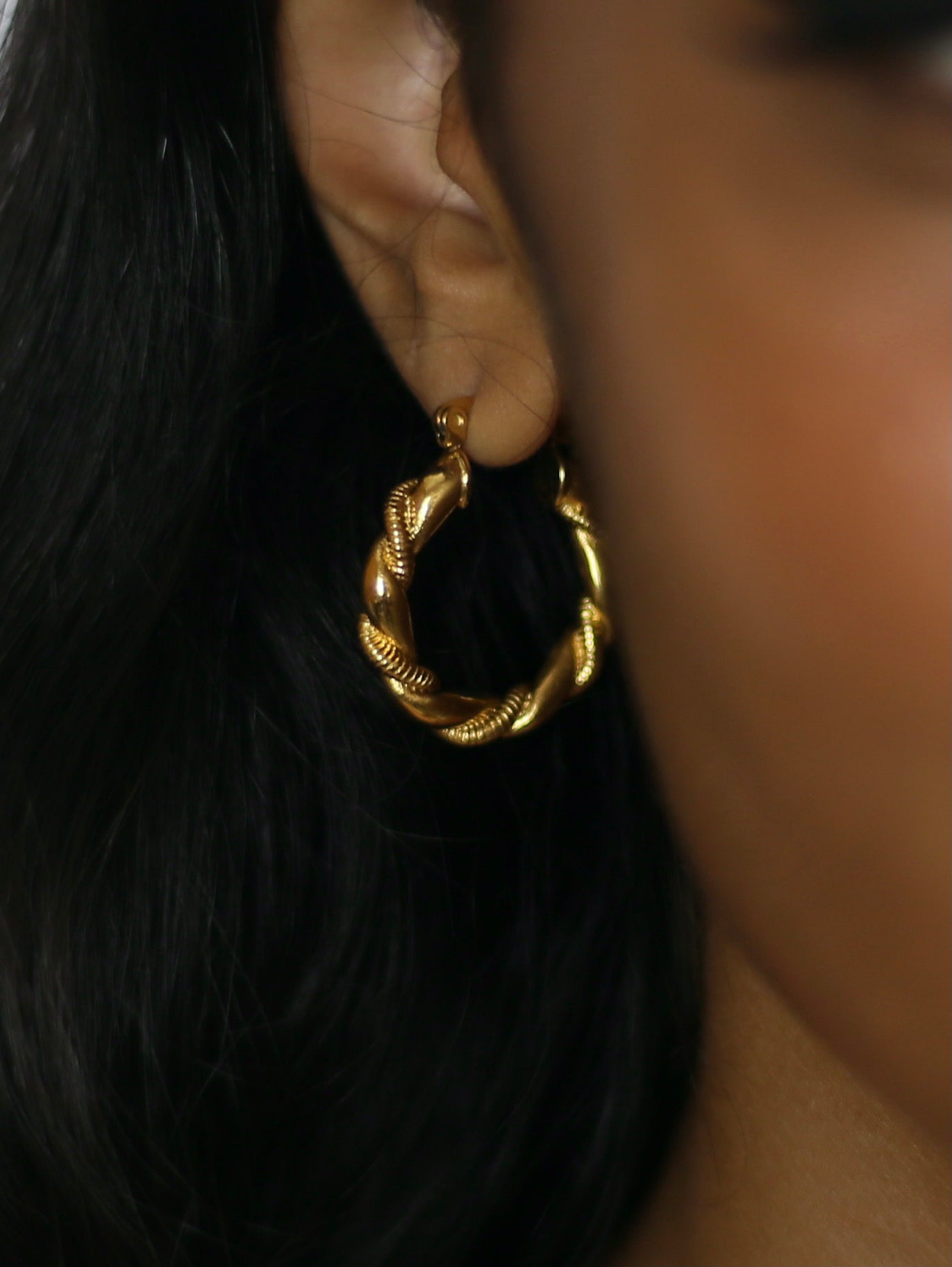 Double Twist Hoops